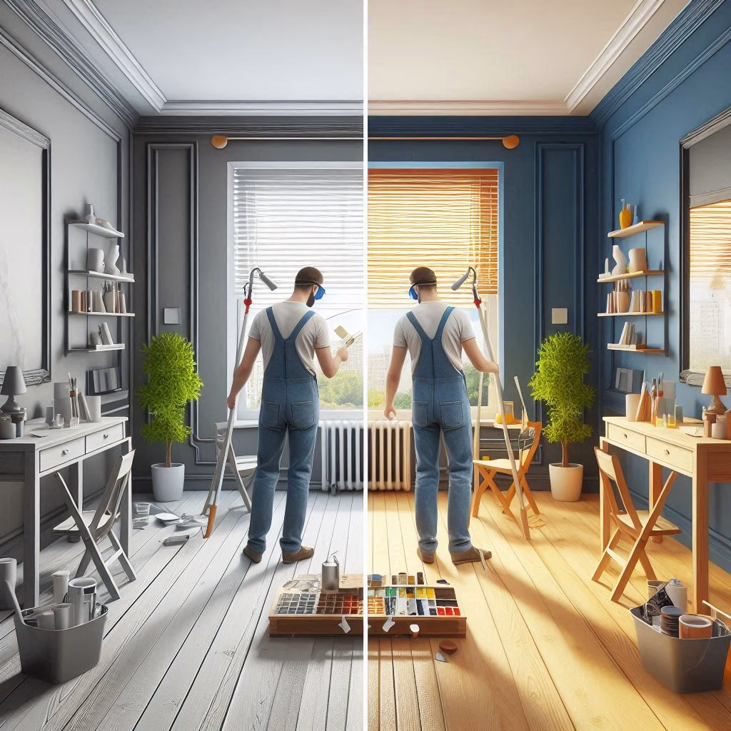 DIY Vs Professional painting